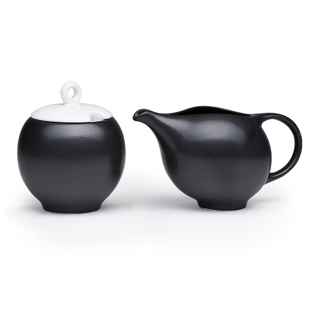 Eva 6-piece Tea Set - Modern Teaware Collection - Black