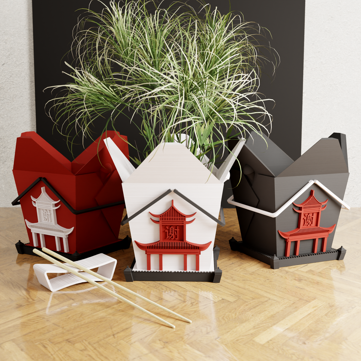 Chinese Takeout Planter