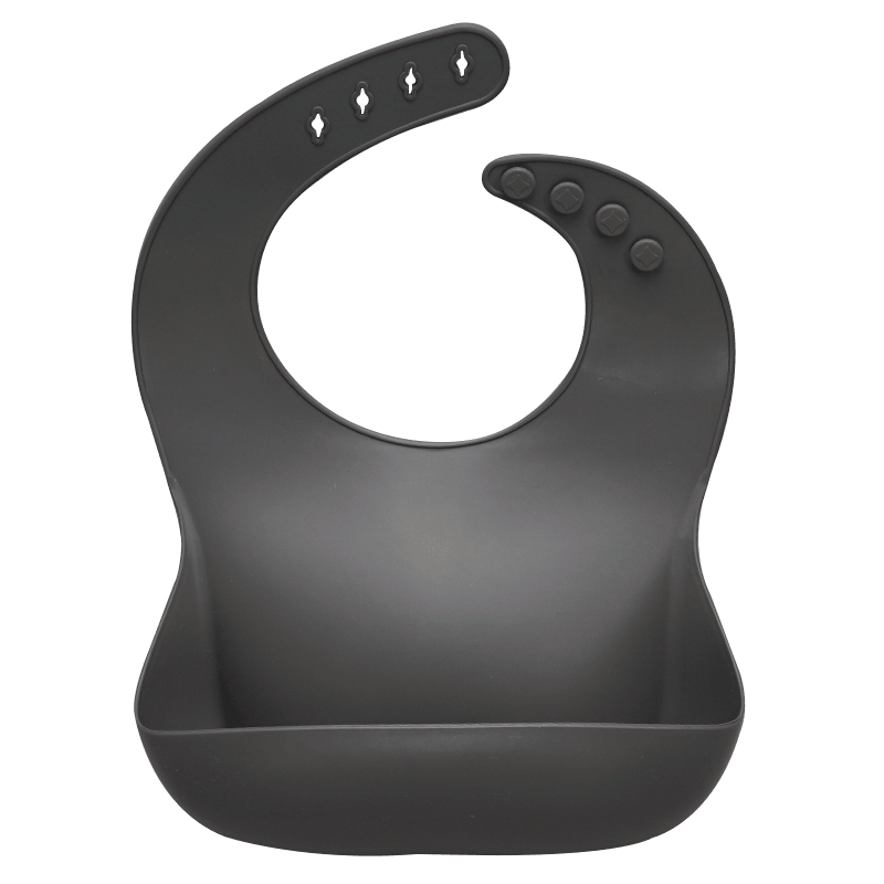 Silicon Breastplate Baby Bib Waterproof Solid Infant Bandana Bibs Newborn Feeding Burp Cloth Bib For Kids