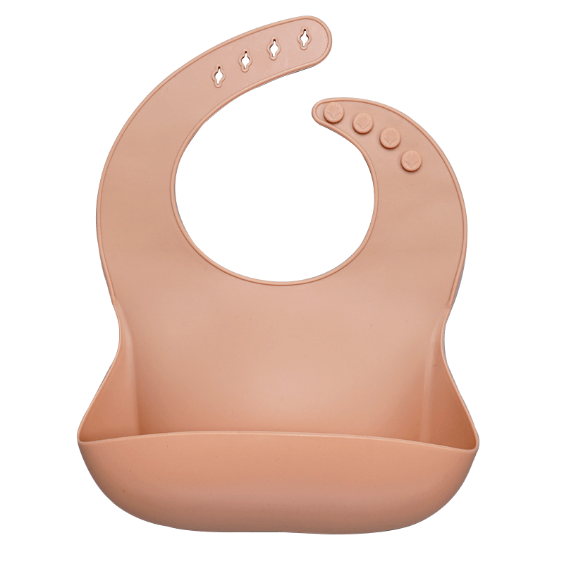 Silicon Breastplate Baby Bib Waterproof Solid Infant Bandana Bibs Newborn Feeding Burp Cloth Bib For Kids