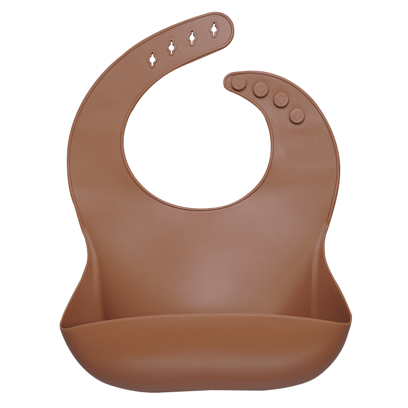 Silicon Breastplate Baby Bib Waterproof Solid Infant Bandana Bibs Newborn Feeding Burp Cloth Bib For Kids