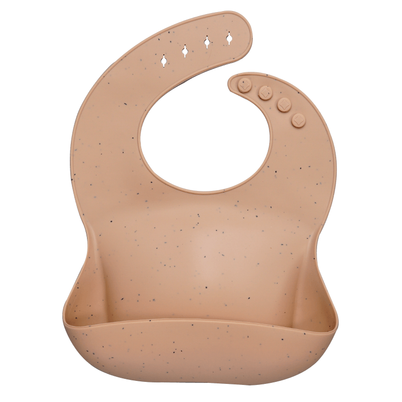 Silicon Breastplate Baby Bib Waterproof Solid Infant Bandana Bibs Newborn Feeding Burp Cloth Bib For Kids