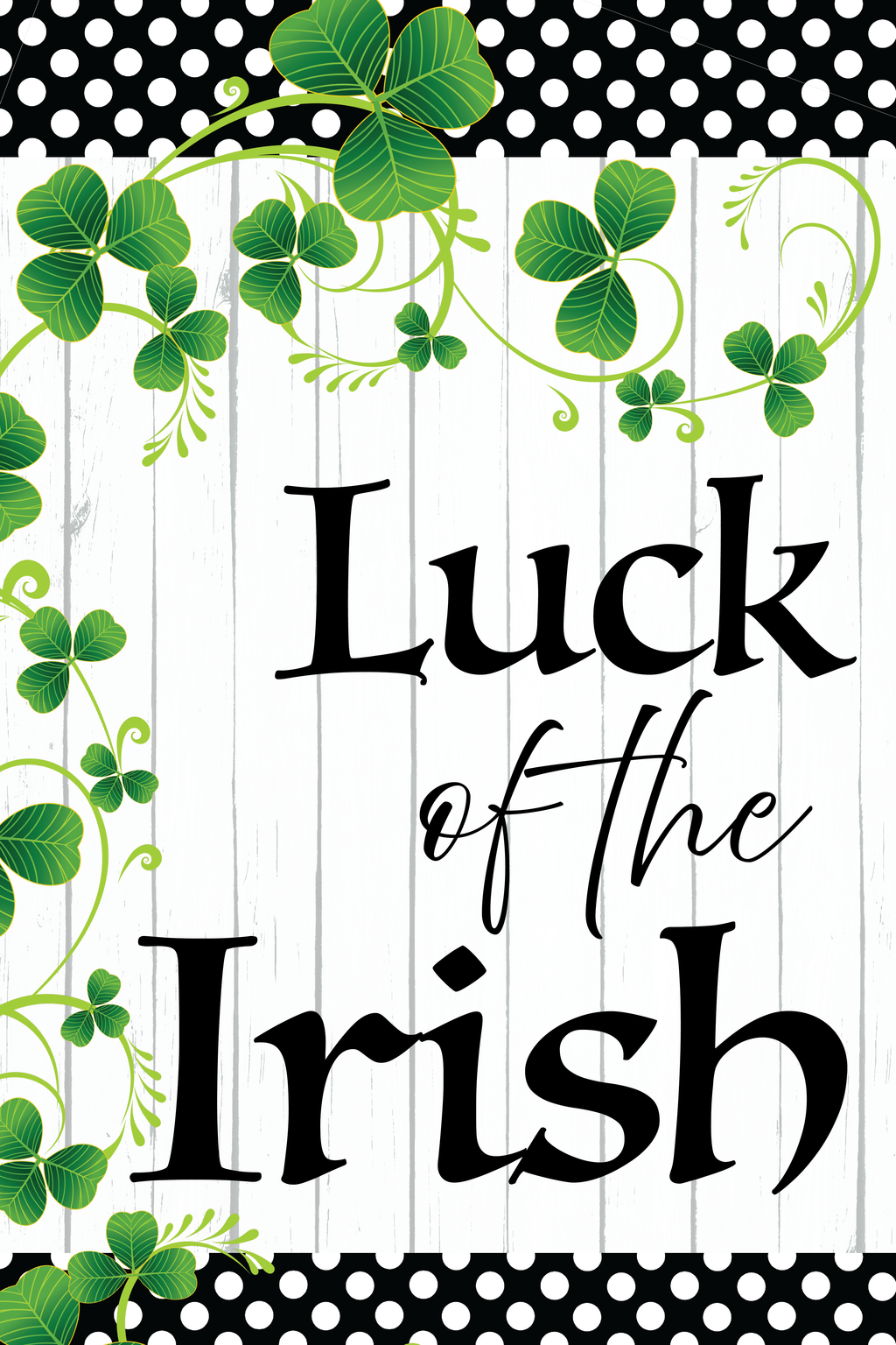 St. Patrick’s Day Garden Flag – Double-Sided Irish Designs, 12x18