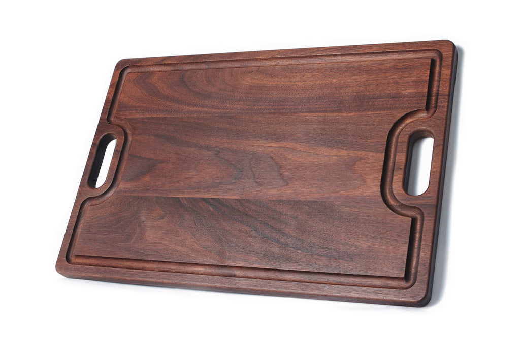 Father’s Day Butcher's Guide Custom Cutting Board, 18" x 12" Walnut Cutting Board, Juice Groove, Serving Tray, Gift for Dad, Made in the USA