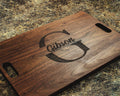 Personalized Cutting Board Wedding Gift, Monogrammed Cutting Board 18" x 12" With Juice Groove and Handles, Christmas, USA Made