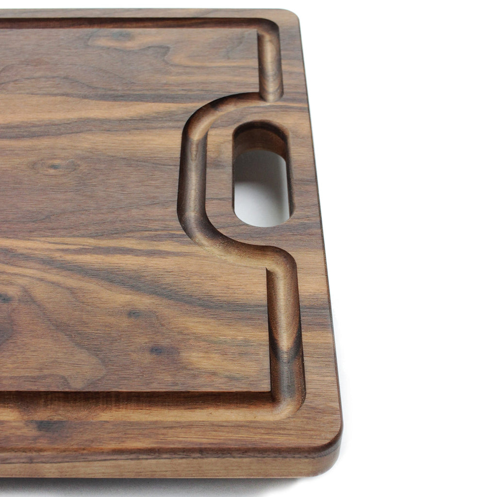 Personalized Cutting Board Wedding Gift, Monogrammed Cutting Board 18" x 12" With Juice Groove and Handles, Christmas, USA Made