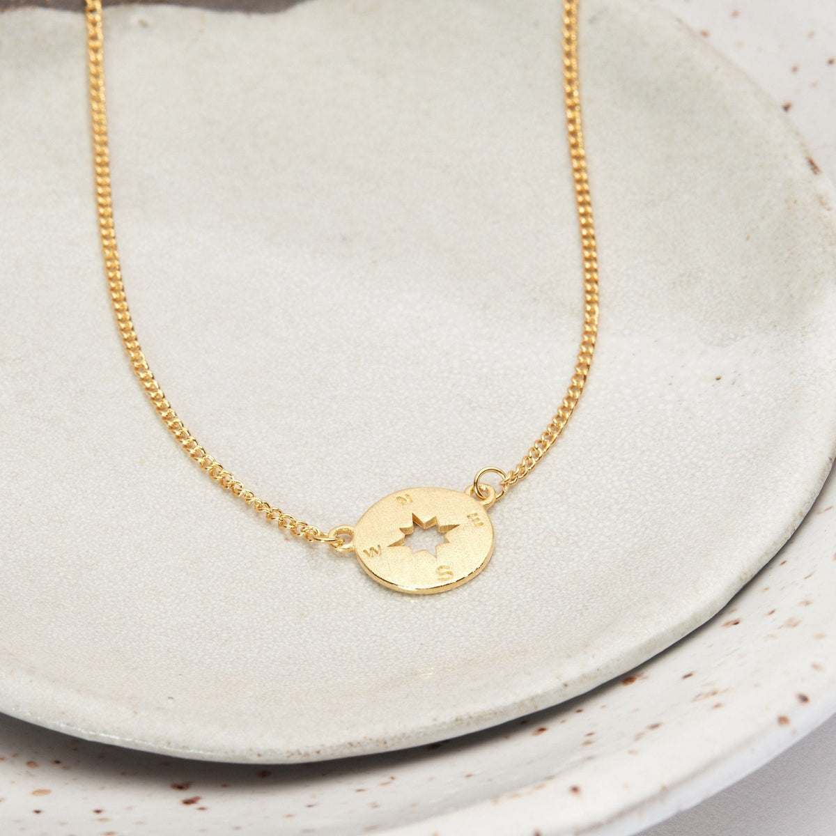 Mother's Day Gift From Husband Compass Necklace