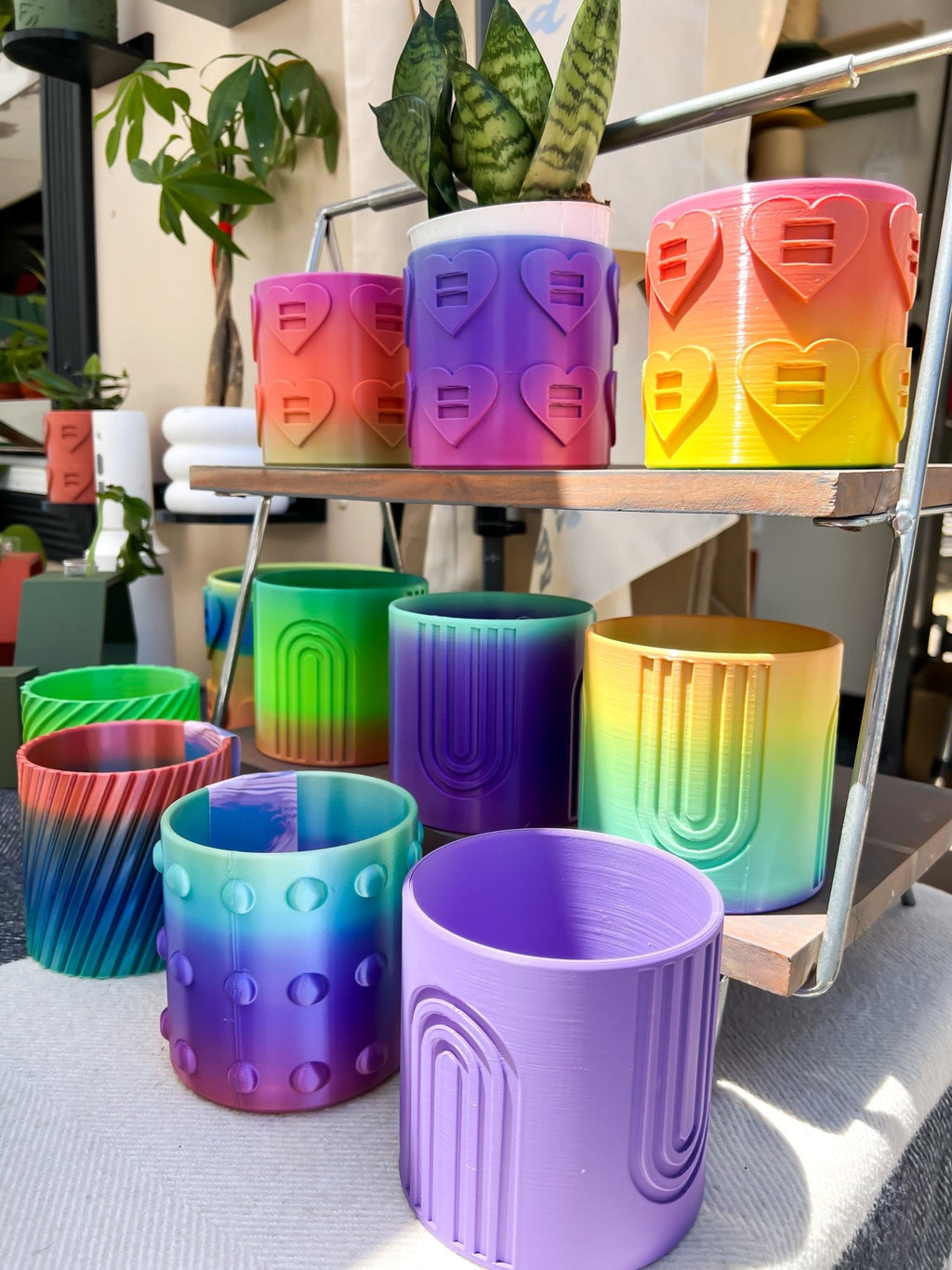 Nordic Rainbow Planter