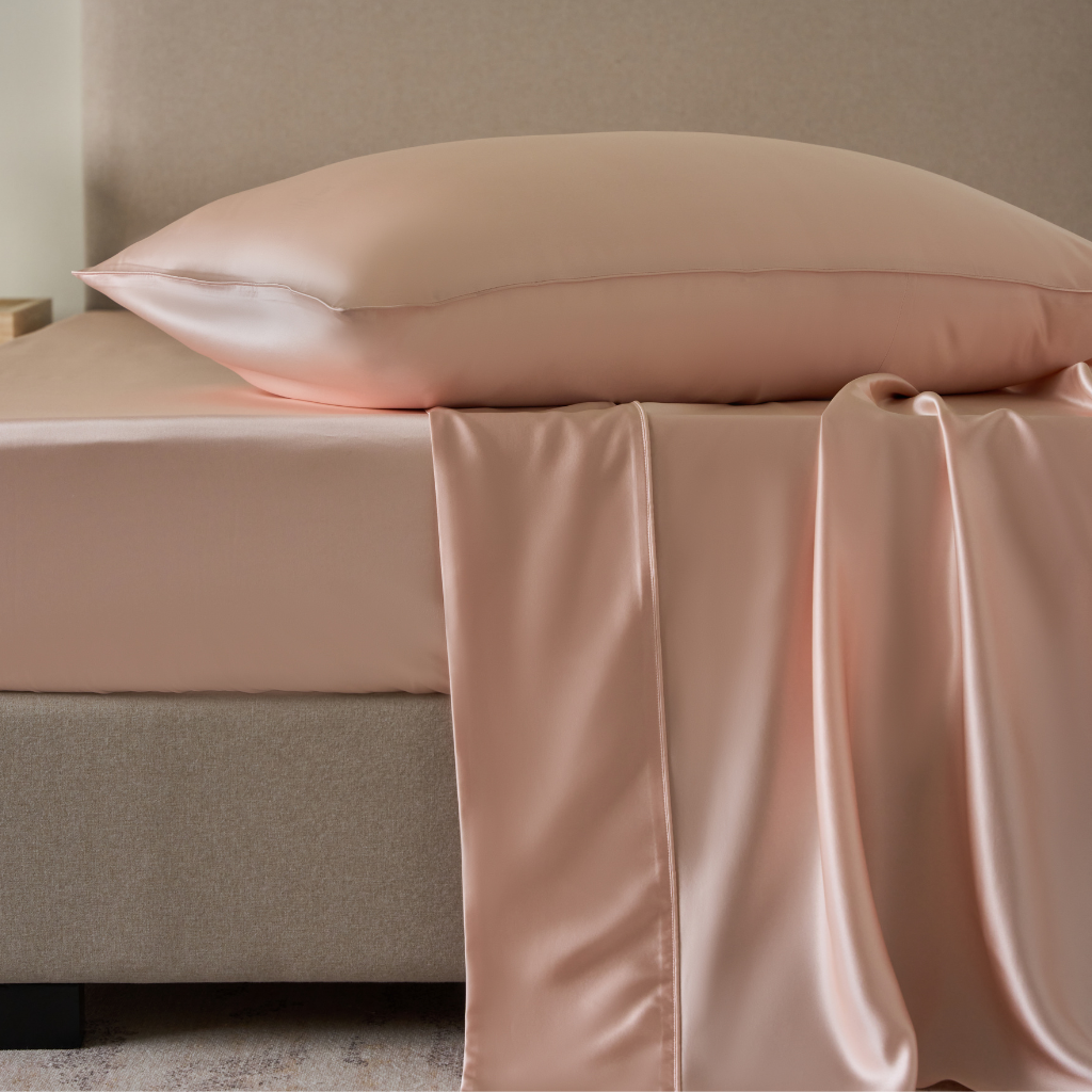 Charmeuse Silk Flat Sheet - Machine Washable