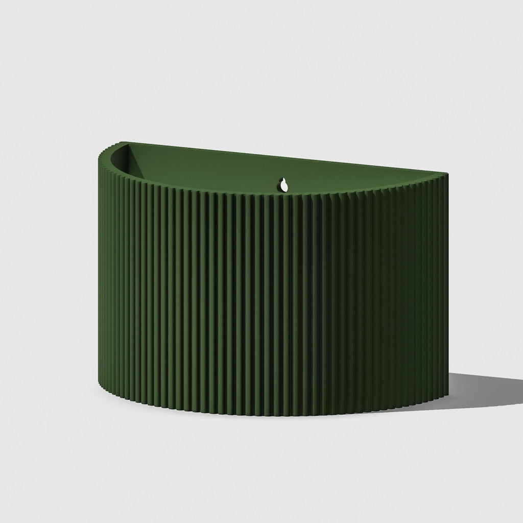 Ribbed Wall Planter