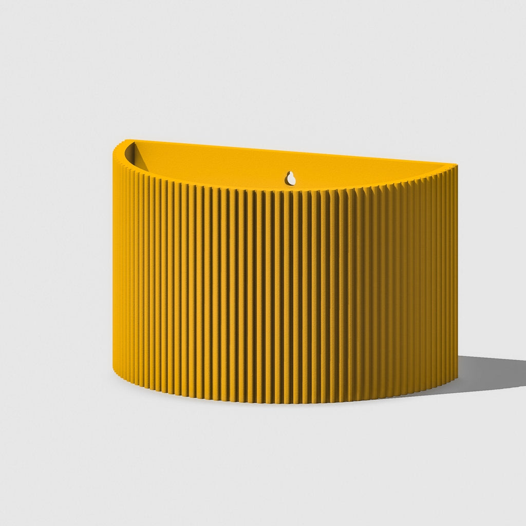 Ribbed Wall Planter