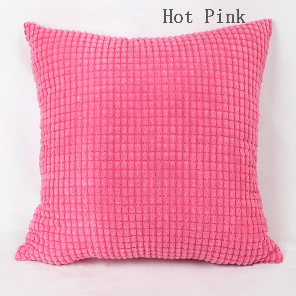 Soft Polyester Cushion Cover Corn Striped Pillow Cozy Throw Pillow Covers Cases for Couch Bed Sofa Ultra Soft Striped Cover Nordic Home Decor Throw Pillow Case Car Living Room Autumn Decoration