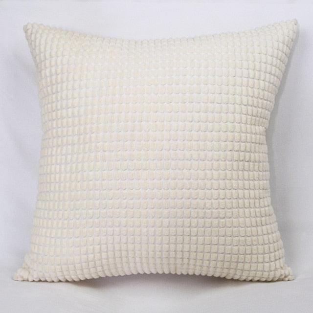 Soft Polyester Cushion Cover Corn Striped Pillow Cozy Throw Pillow Covers Cases for Couch Bed Sofa Ultra Soft Striped Cover Nordic Home Decor Throw Pillow Case Car Living Room Autumn Decoration