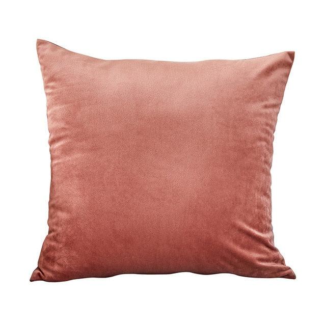 Super Soft Cushion Cover Velvet Pillow Cover Living Room Velvet Decorative Throw Pillow Covers Soft Solid Square Cushion Case For Couch Home Decorative Pillows