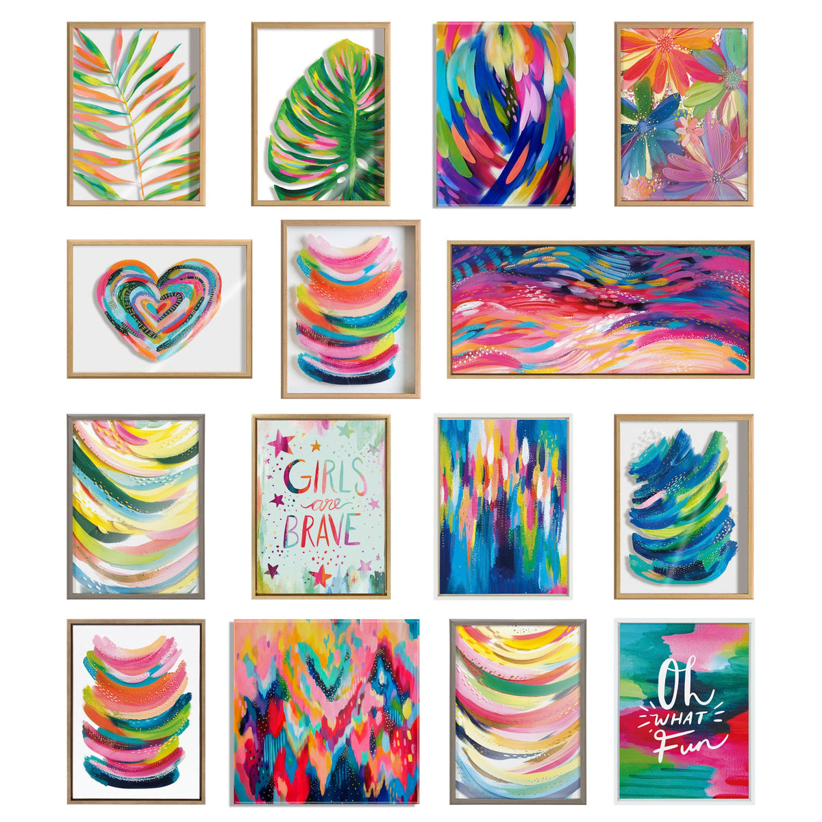 Sylvie Happy Hanukkah Framed Canvas by Jessi Raulet of Ettavee
